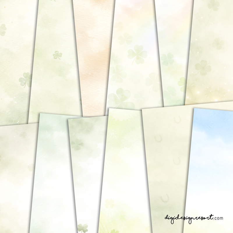 Lucky Meadow Friends – St. Patrick’s Day Watercolor Clipart Set - Image 4